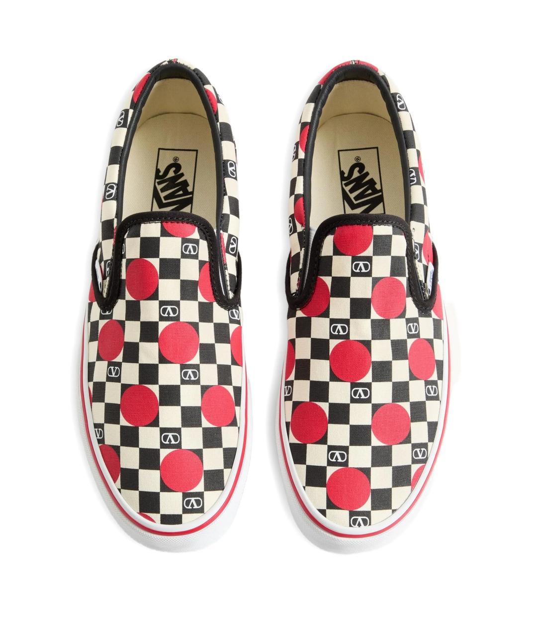 VALENTINO Мульти текстильные слипоны, фото 3