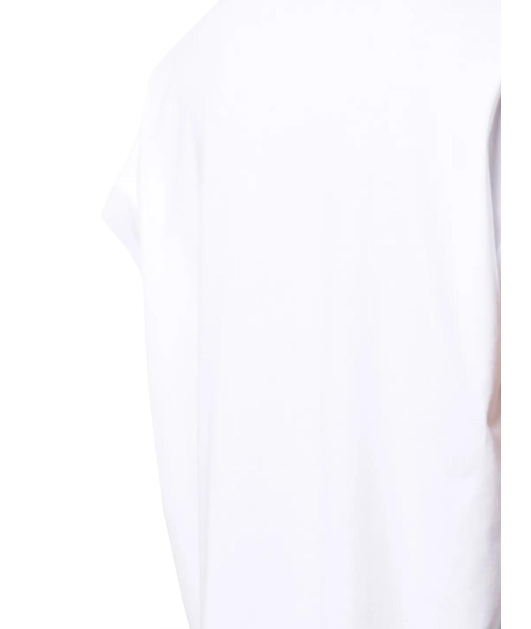 BRUNELLO CUCINELLI Белая хлопковая футболка, фото 3