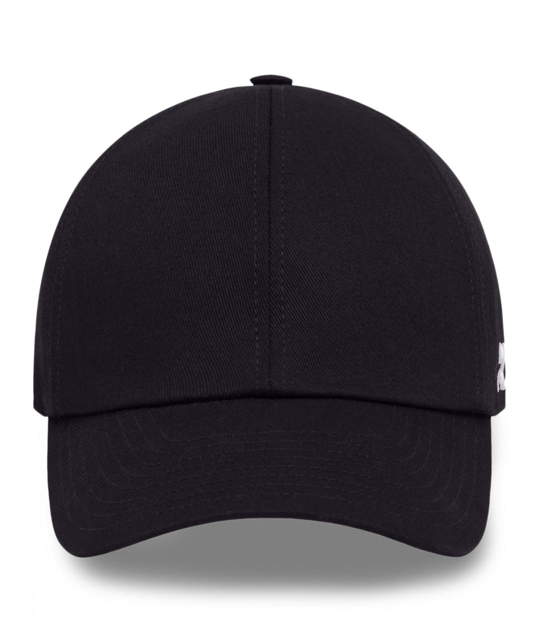 COURREGES Черная хлопковая кепка, фото 1