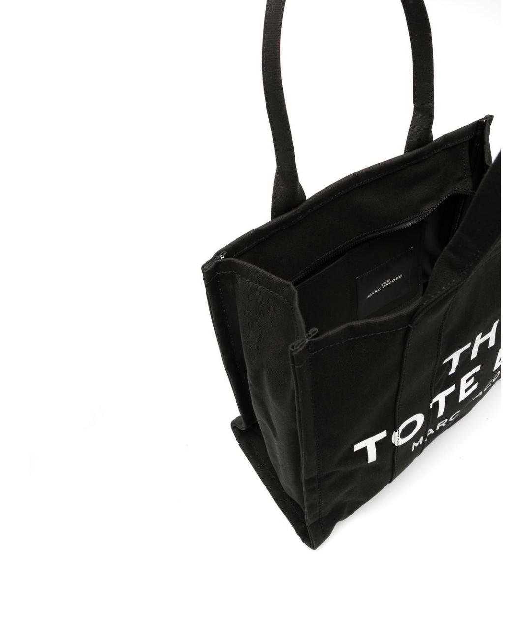 MARC JACOBS Черная хлопковая сумка тоут, фото 3