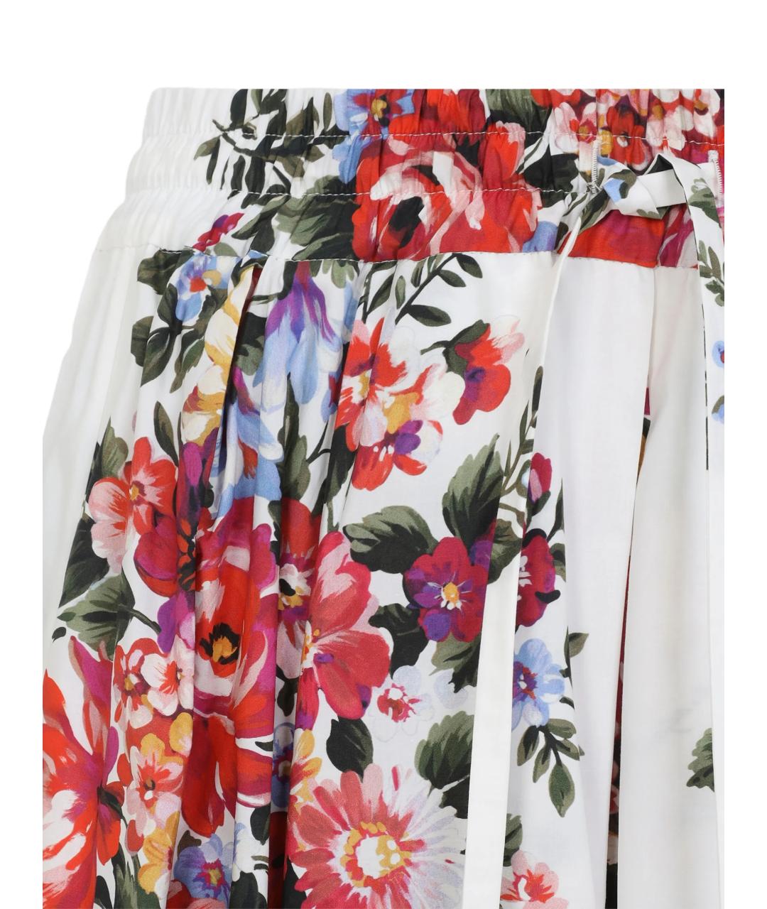 DOLCE&GABBANA Мульти хлопковая юбка миди, фото 2