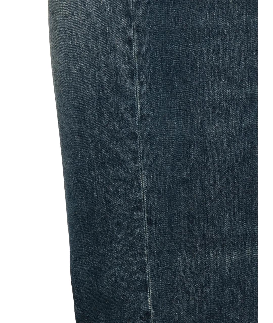 HAIKURE Синие хлопко-лиоцелловые прямые джинсы, фото 2