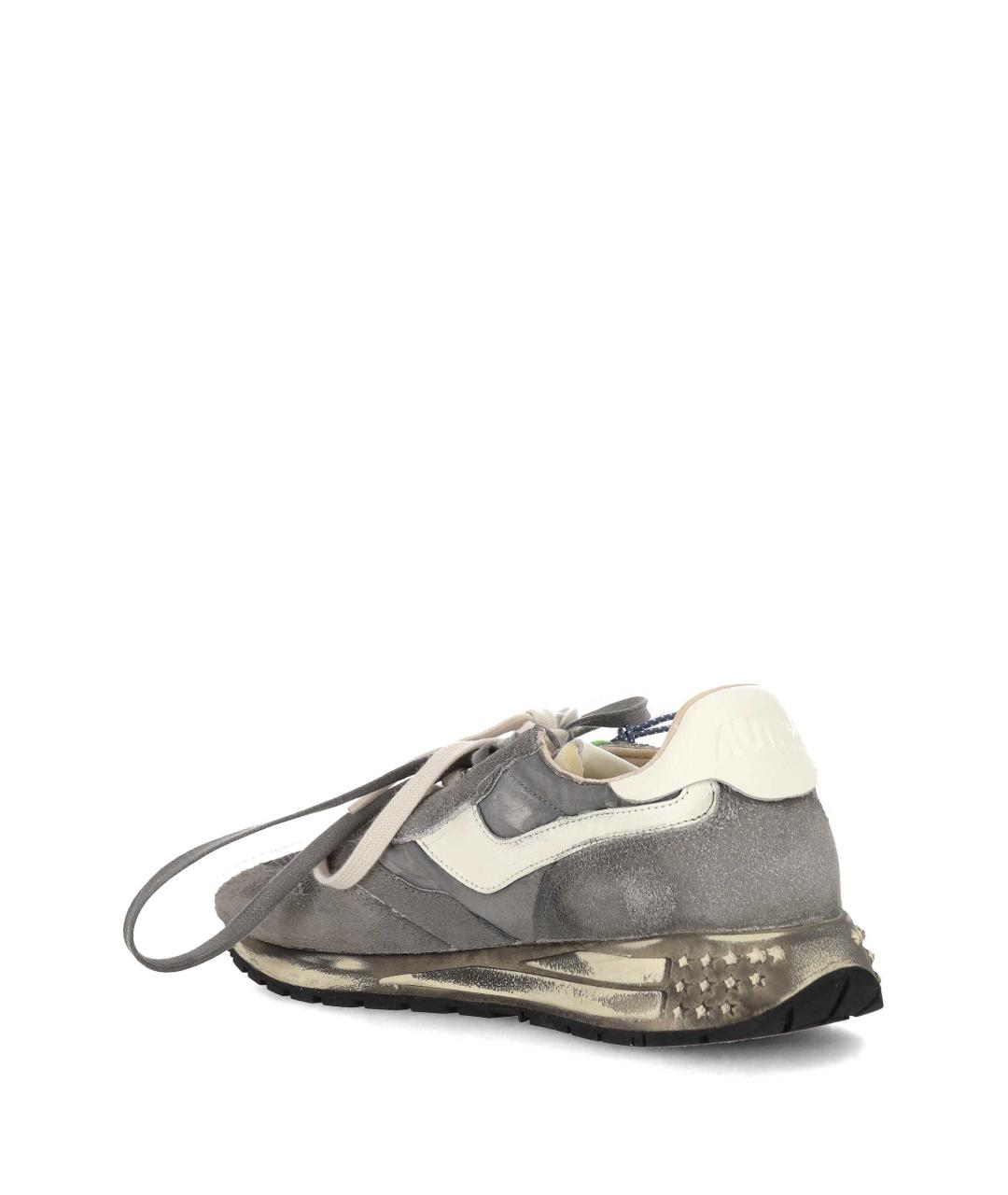 AUTRY Серые замшевые низкие кроссовки / кеды, фото 3