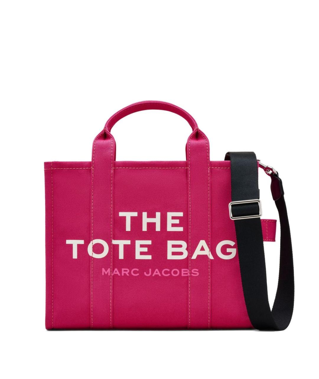 MARC JACOBS Розовая тканевая сумка тоут, фото 1