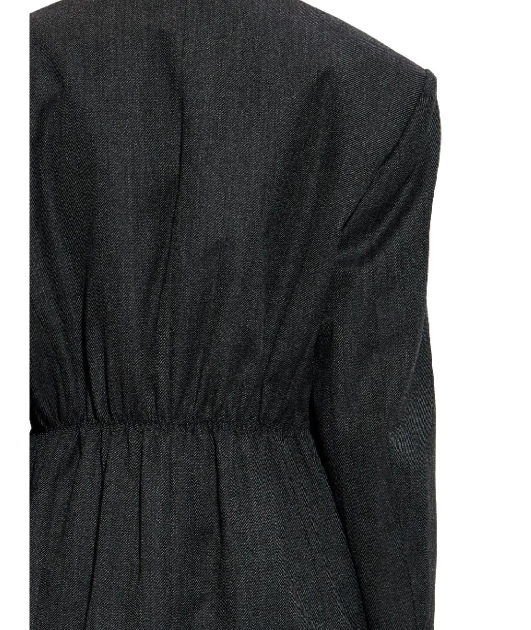 ALEXANDER WANG Серый шерстяной жакет/пиджак, фото 3