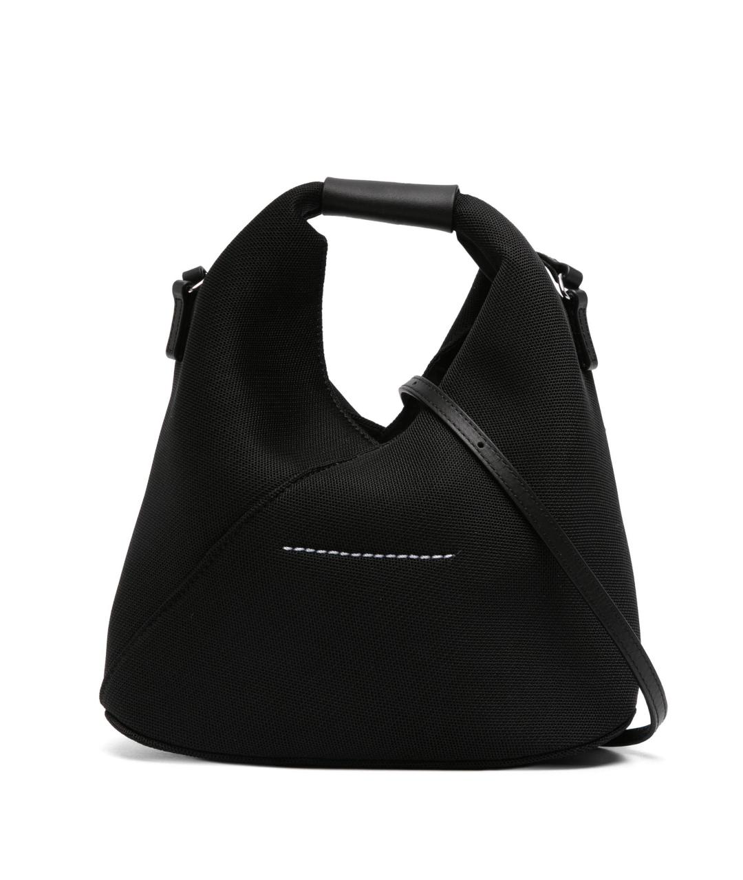 MM6 MAISON MARGIELA Черная тканевая сумка через плечо, фото 1