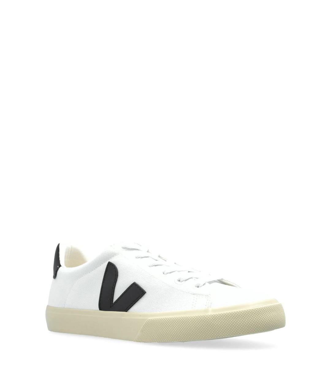 VEJA Белые текстильные низкие кроссовки / кеды, фото 2