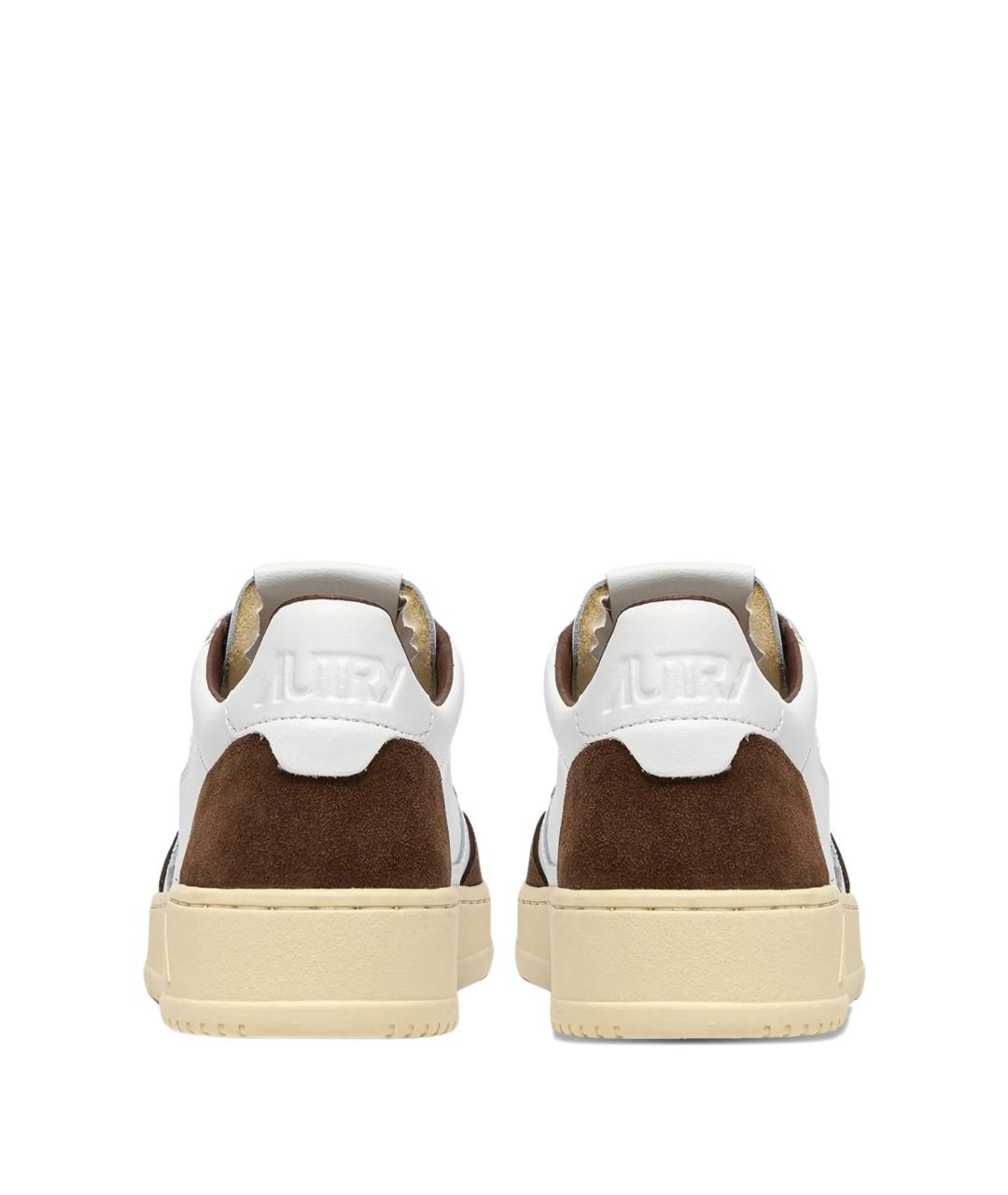 AUTRY Белые кожаные низкие кроссовки / кеды, фото 3