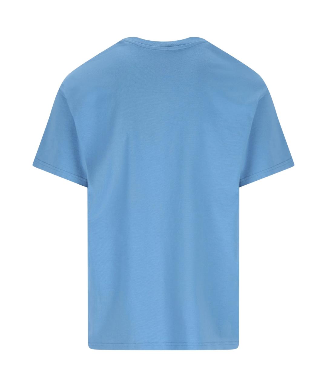 GIVENCHY Синяя хлопковая футболка, фото 3