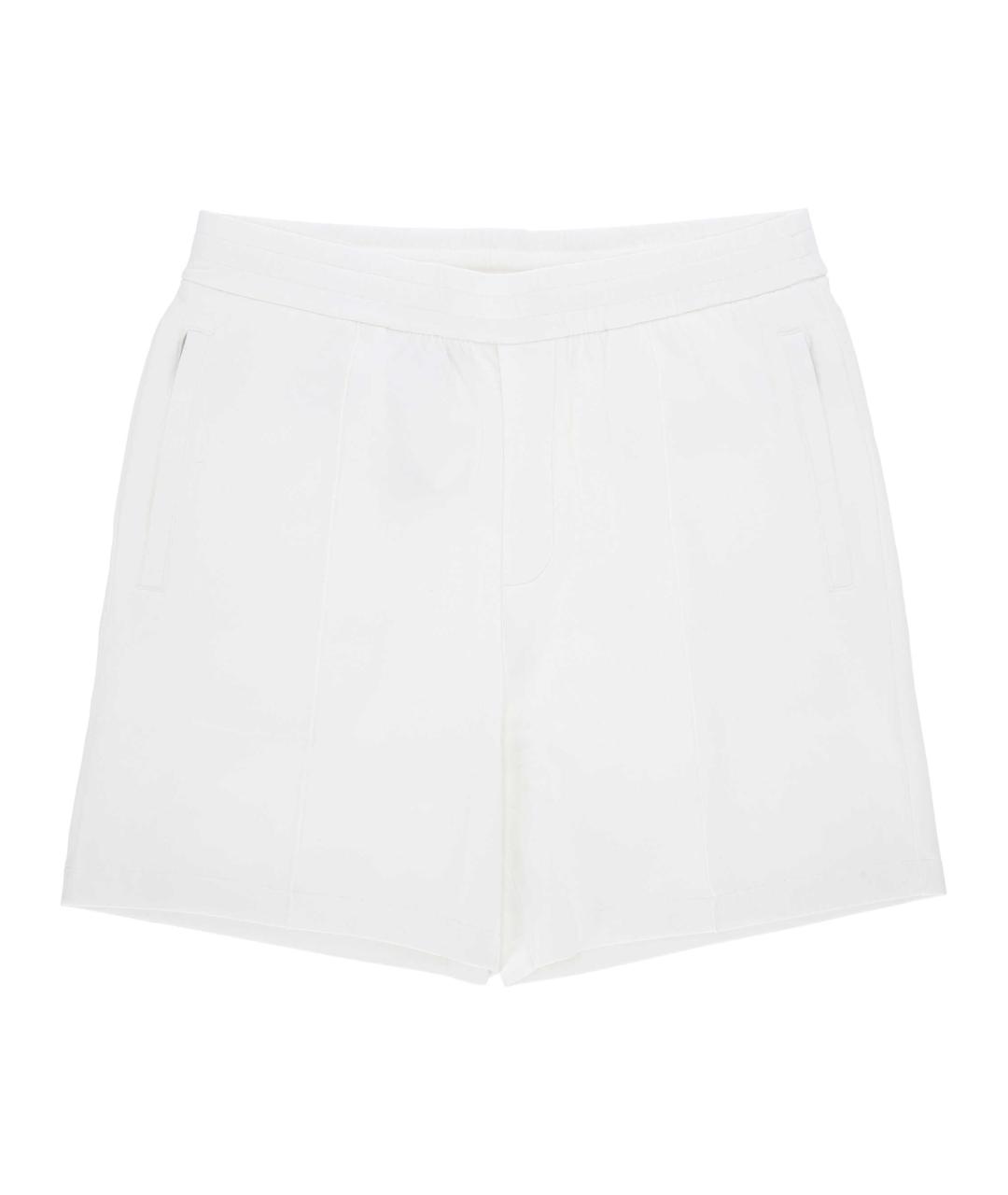 EMPORIO ARMANI Белые полиэстеровые шорты, фото 1