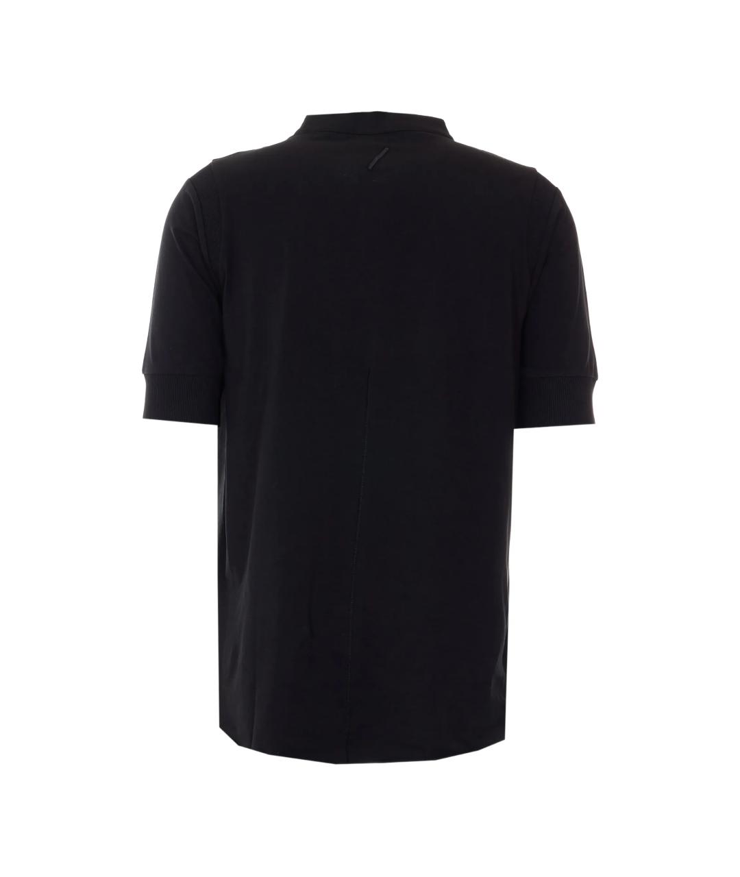 THOM KROM Черная хлопковая футболка, фото 3