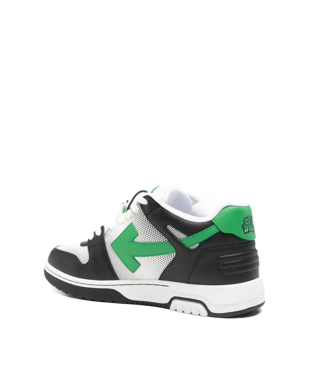 OFF-WHITE Мульти кожаные низкие кроссовки / кеды, фото 3