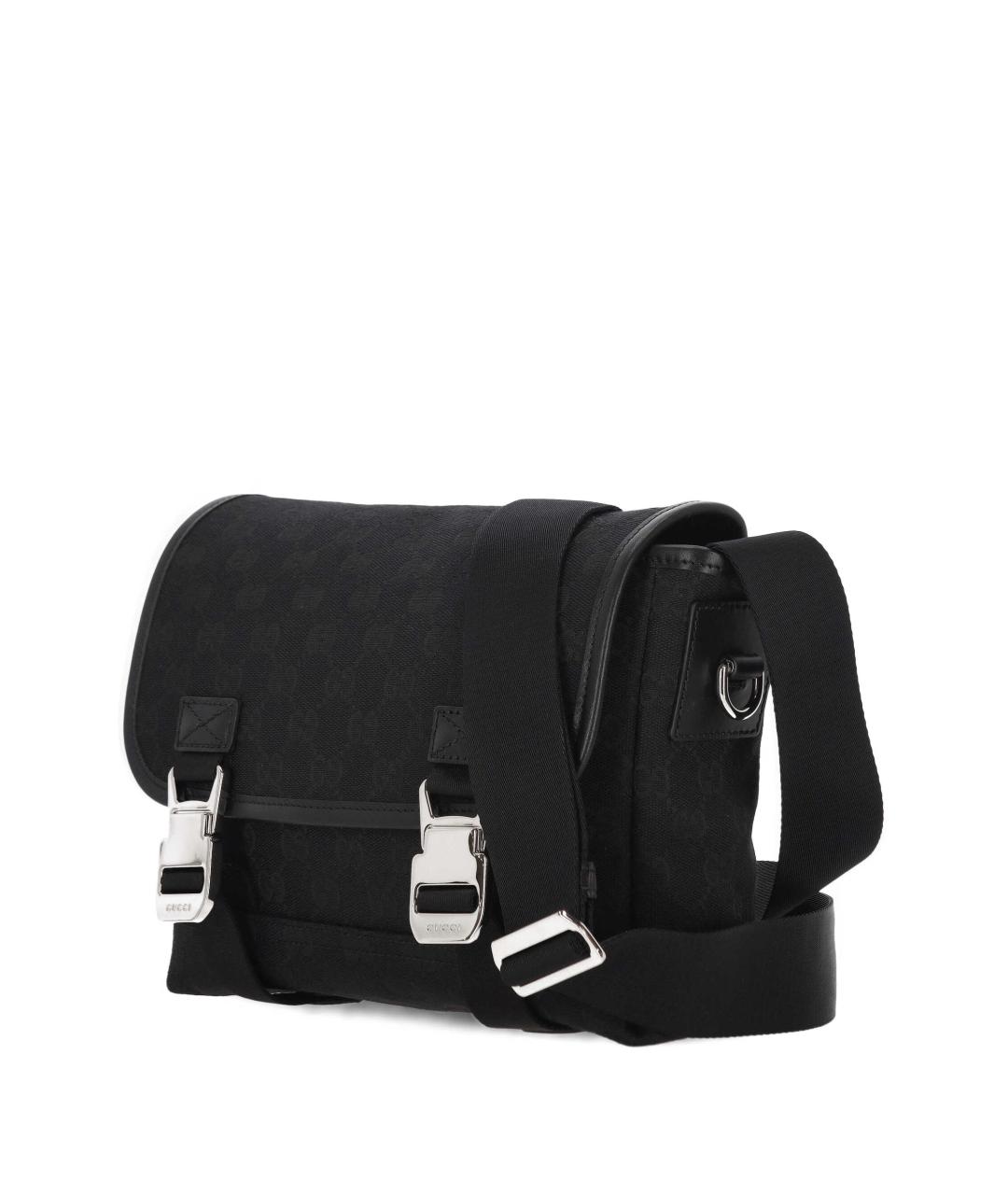 GUCCI Черная синтетическая сумка на плечо, фото 2