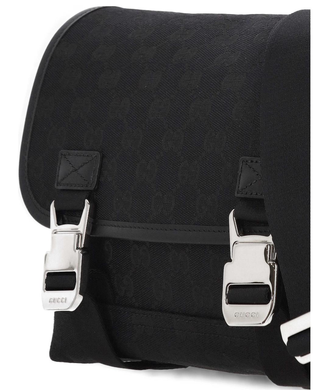 GUCCI Черная синтетическая сумка на плечо, фото 4