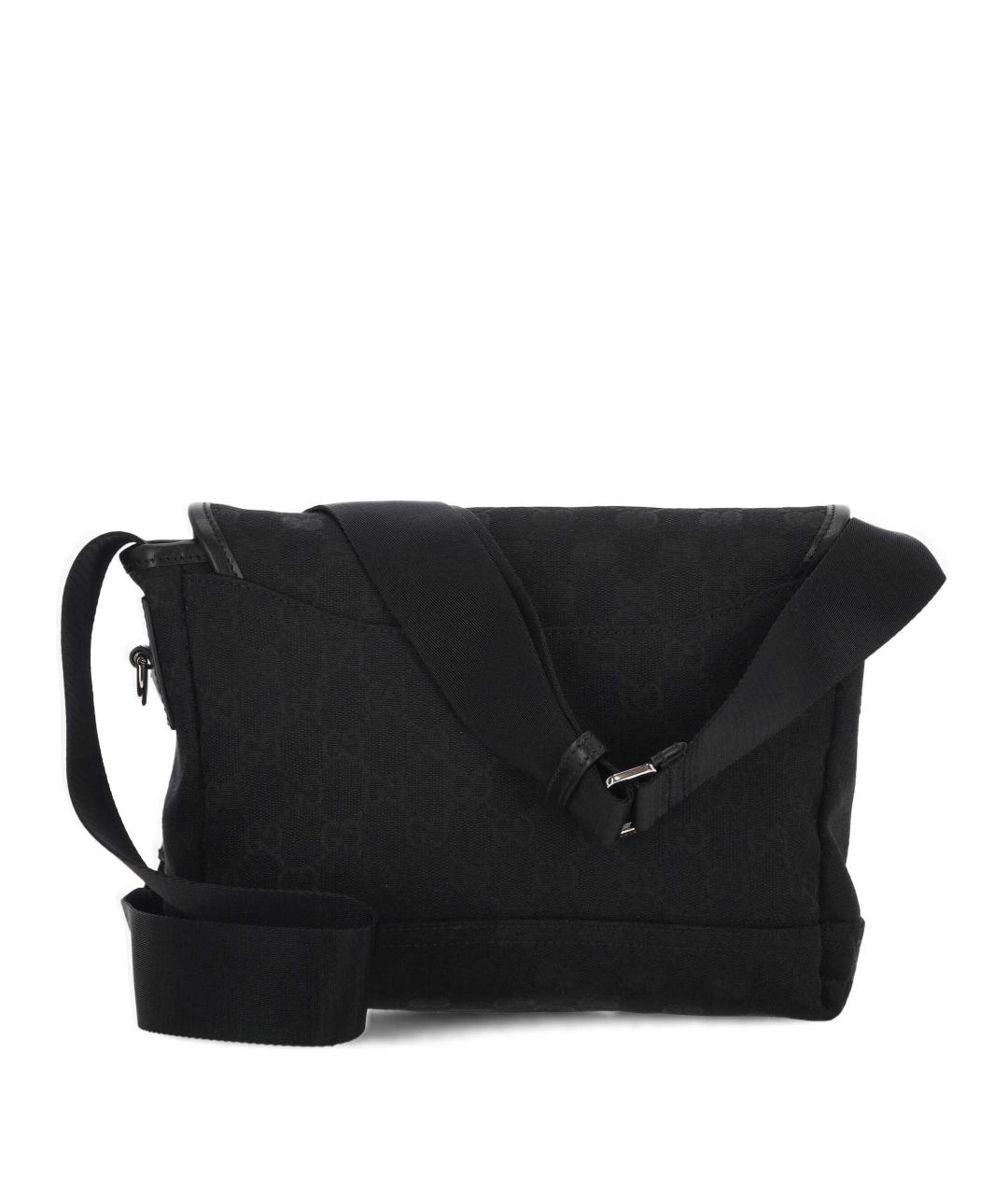 GUCCI Черная синтетическая сумка на плечо, фото 3