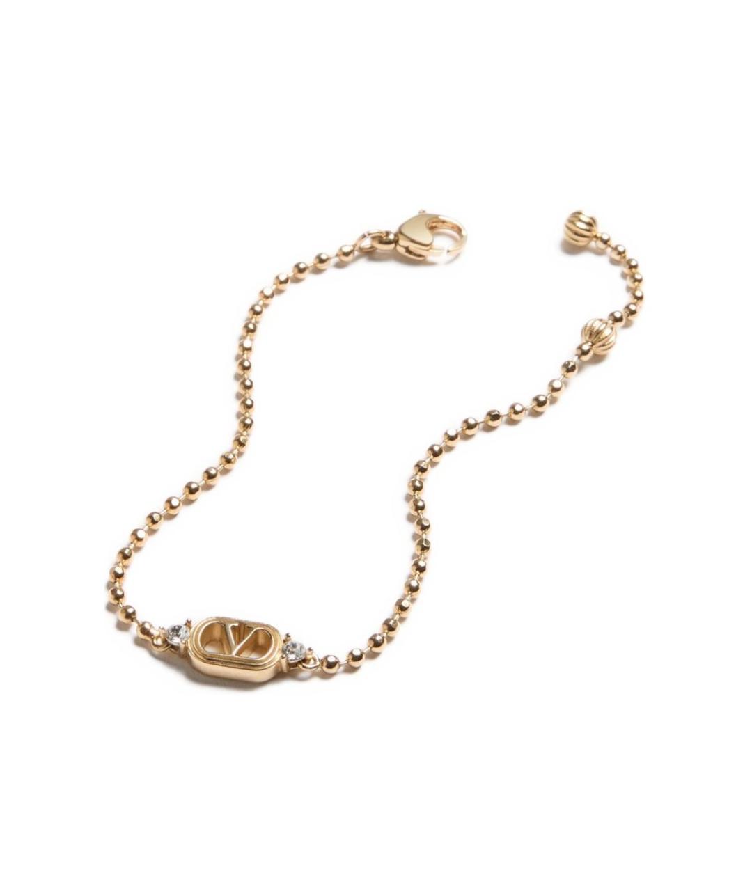 VALENTINO Золотой металлический браслет, фото 4