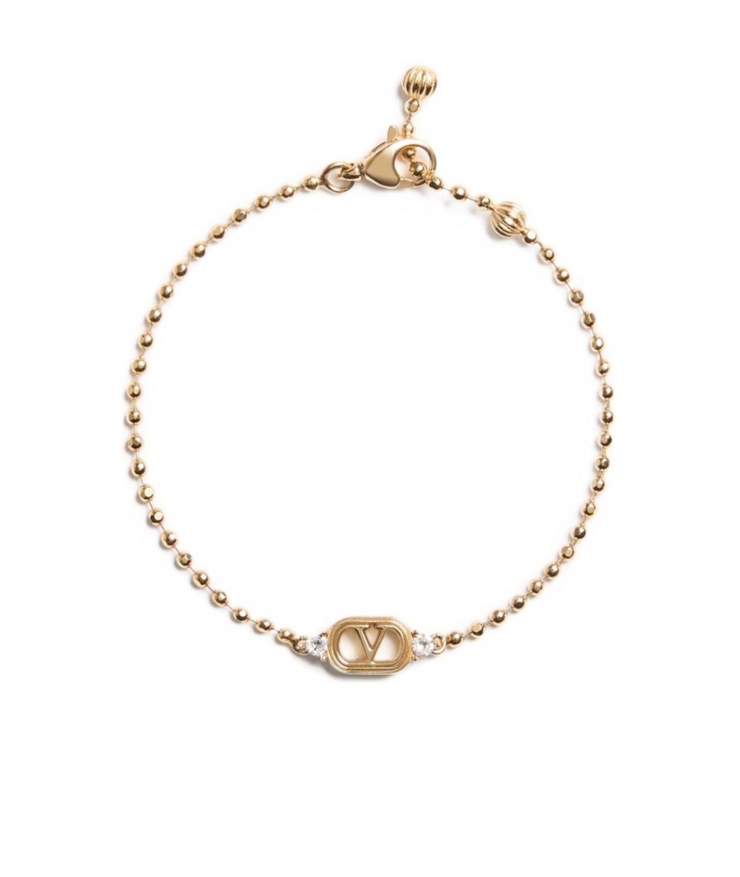 VALENTINO Золотой металлический браслет, фото 1