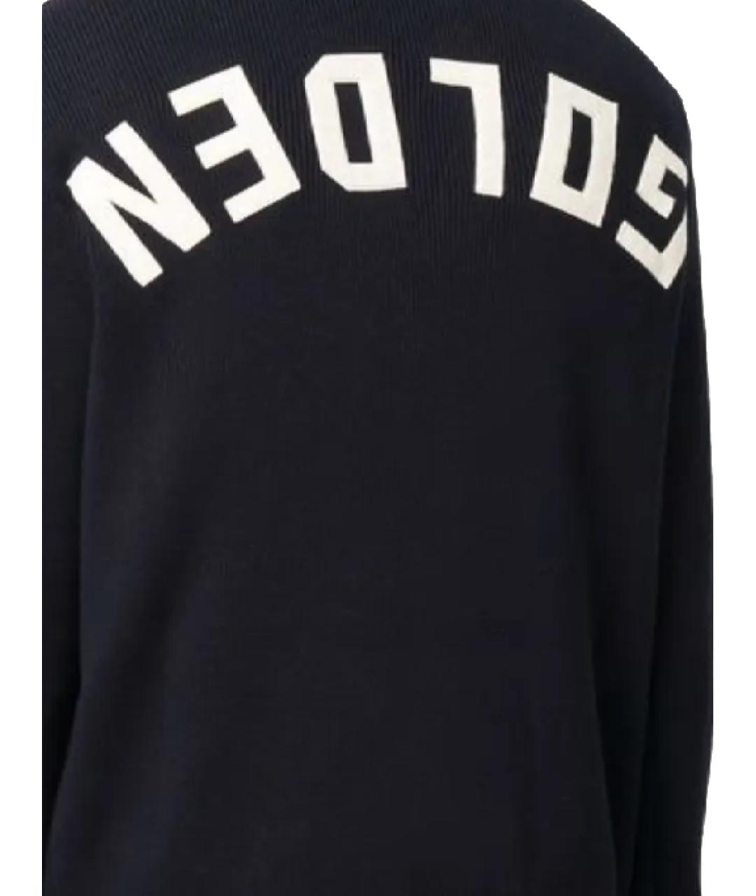 GOLDEN GOOSE DELUXE BRAND Темно-синий хлопковый джемпер / свитер, фото 3