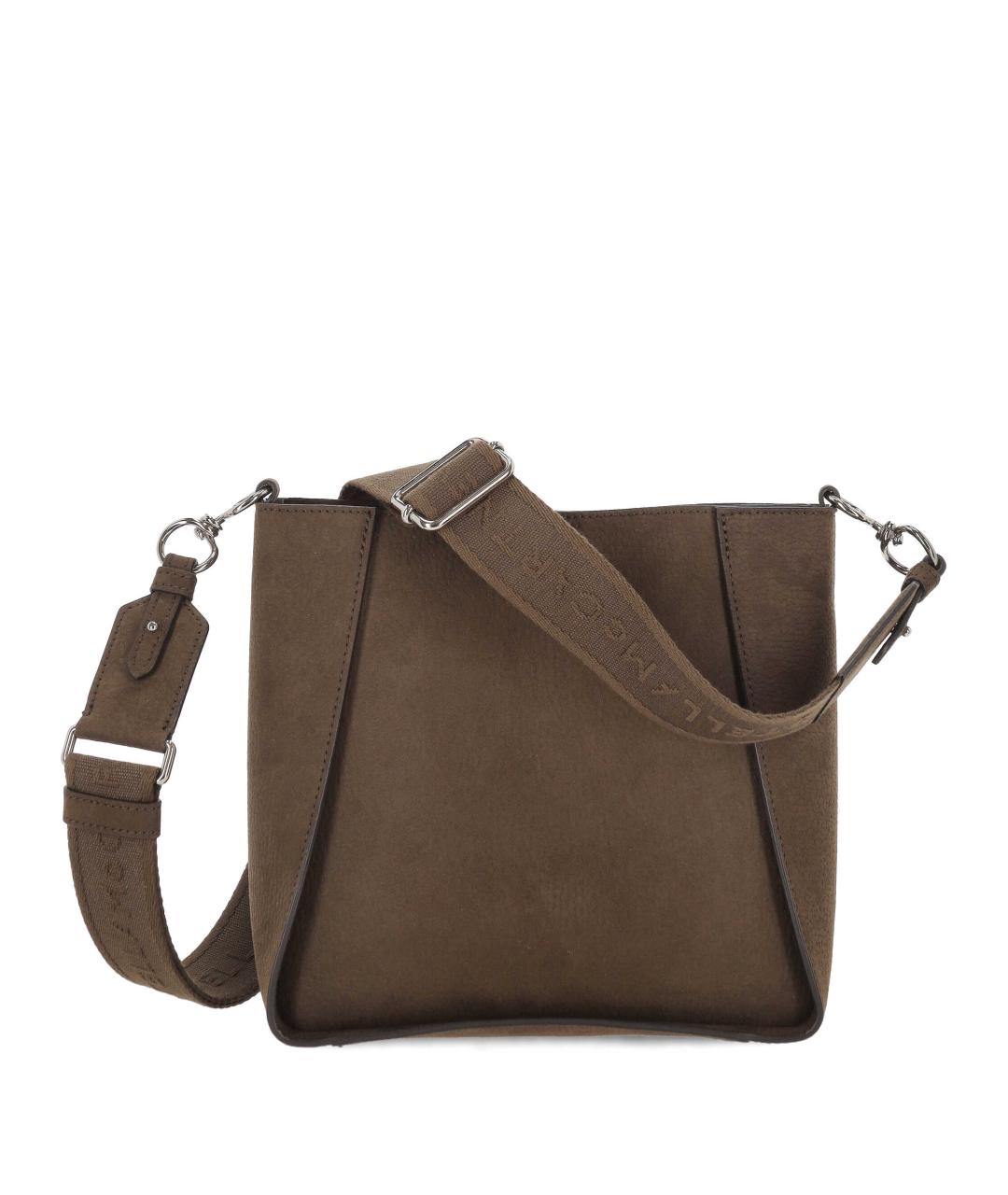 STELLA MCCARTNEY Коричневая сумка через плечо из искусственной кожи, фото 3