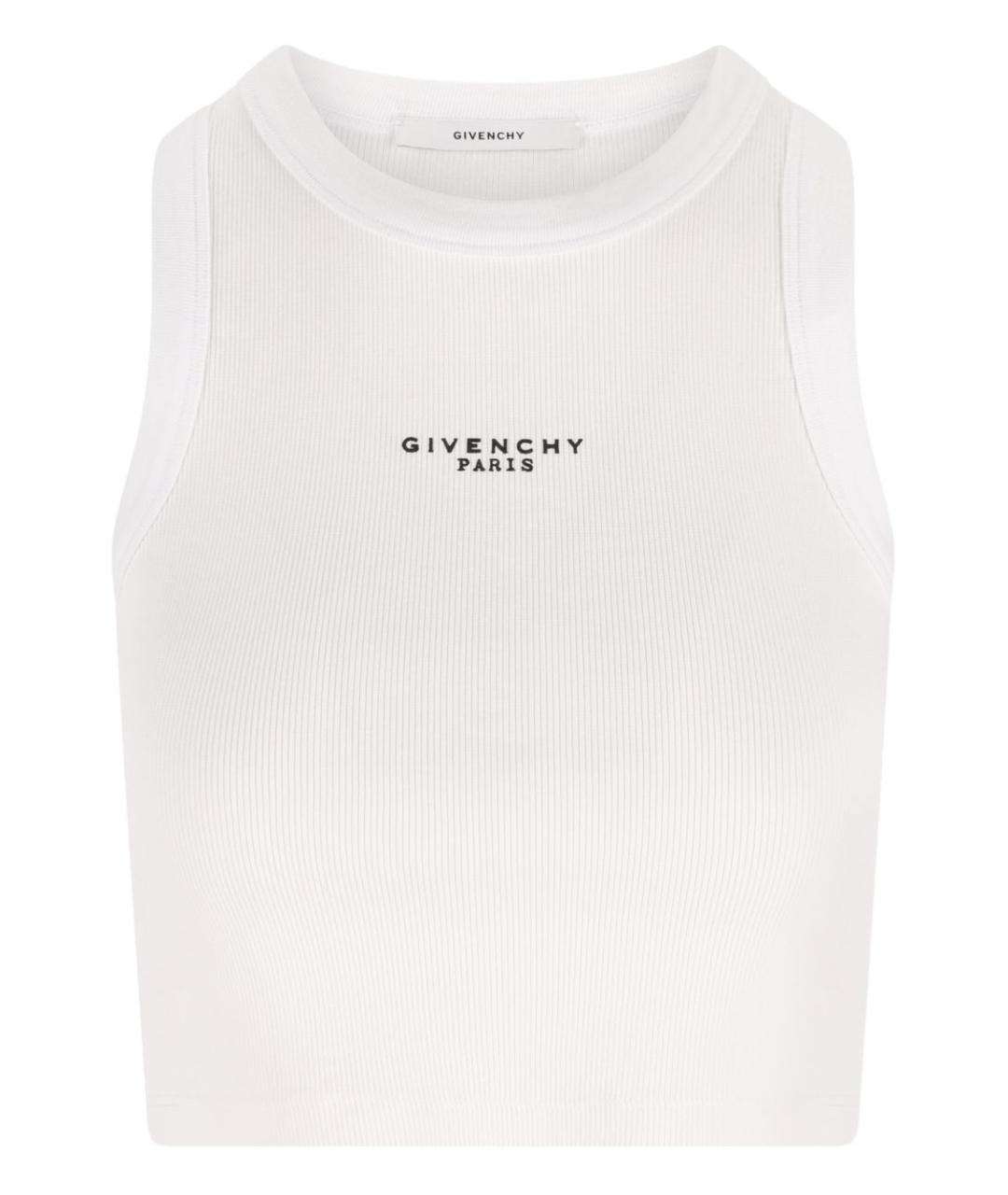 GIVENCHY Белая хлопковая майка, фото 1