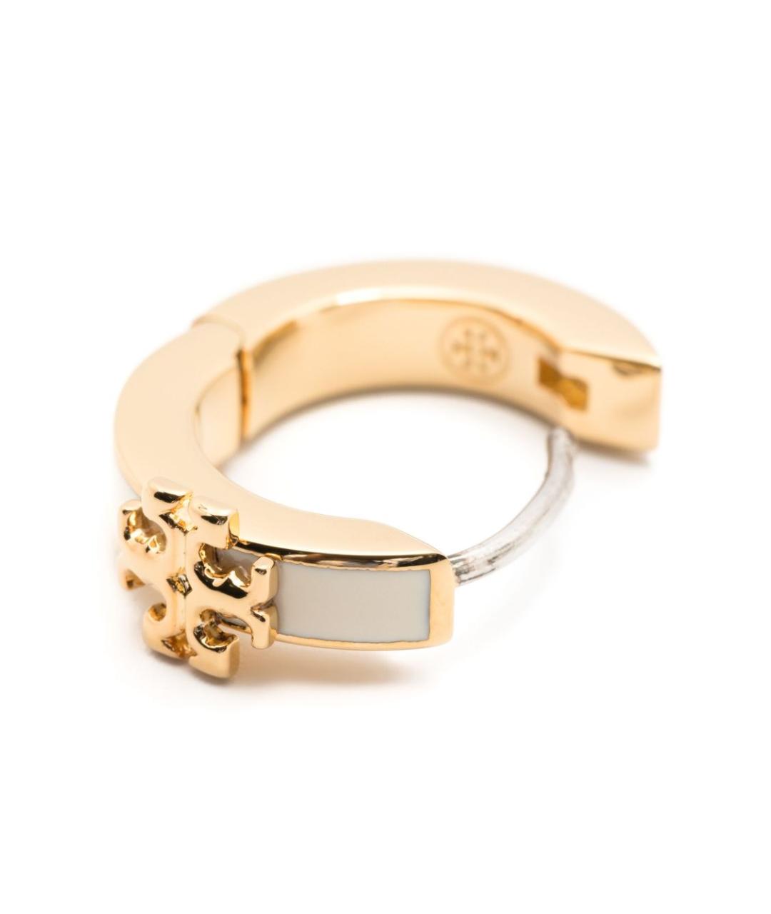 TORY BURCH Золотые металлические серьги, фото 2