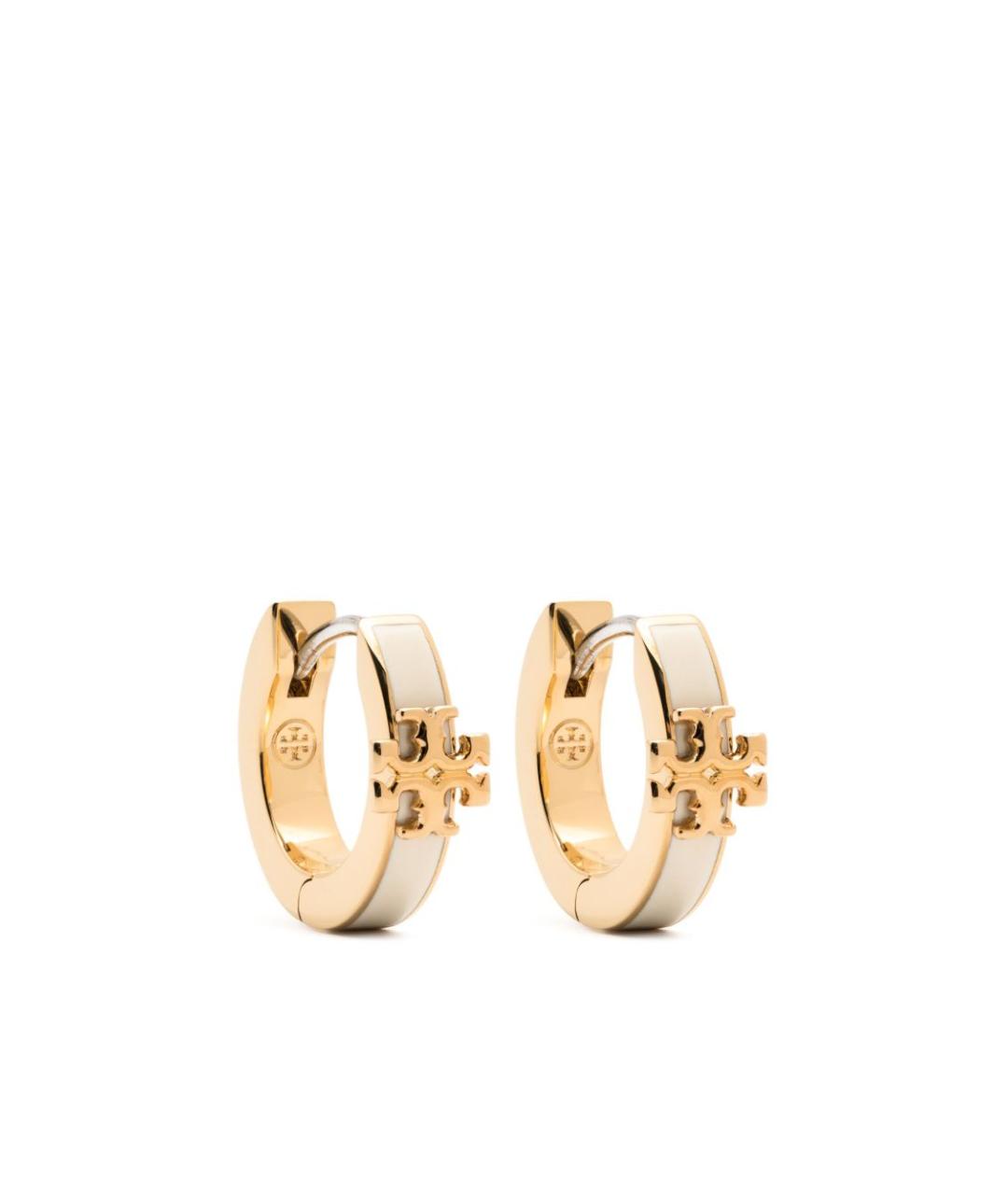 TORY BURCH Золотые металлические серьги, фото 1