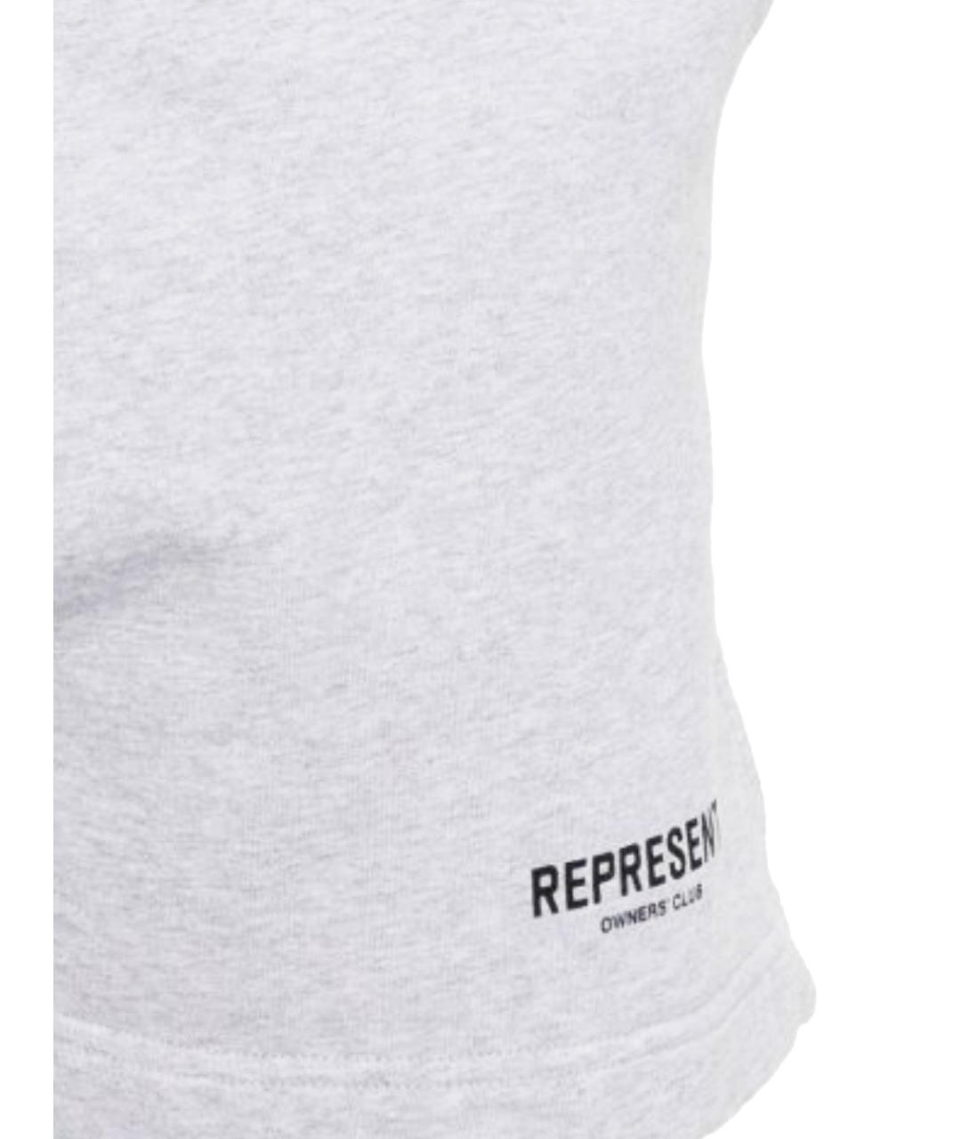 REPRESENT Серые хлопковые шорты, фото 2