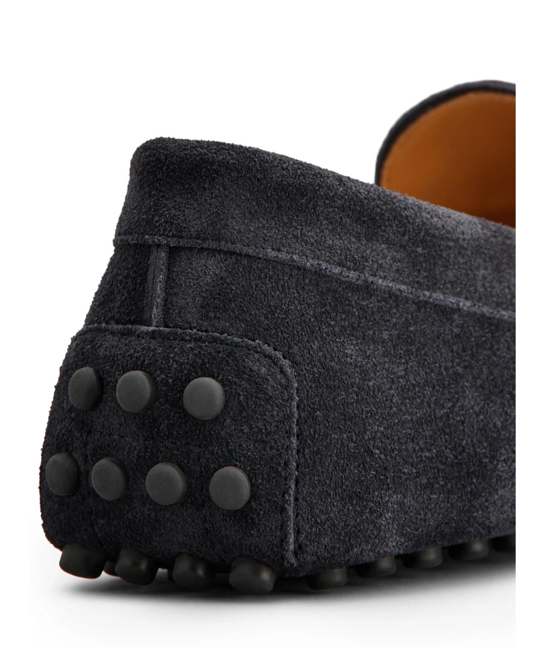 TOD'S Черные замшевые мокасины, фото 4