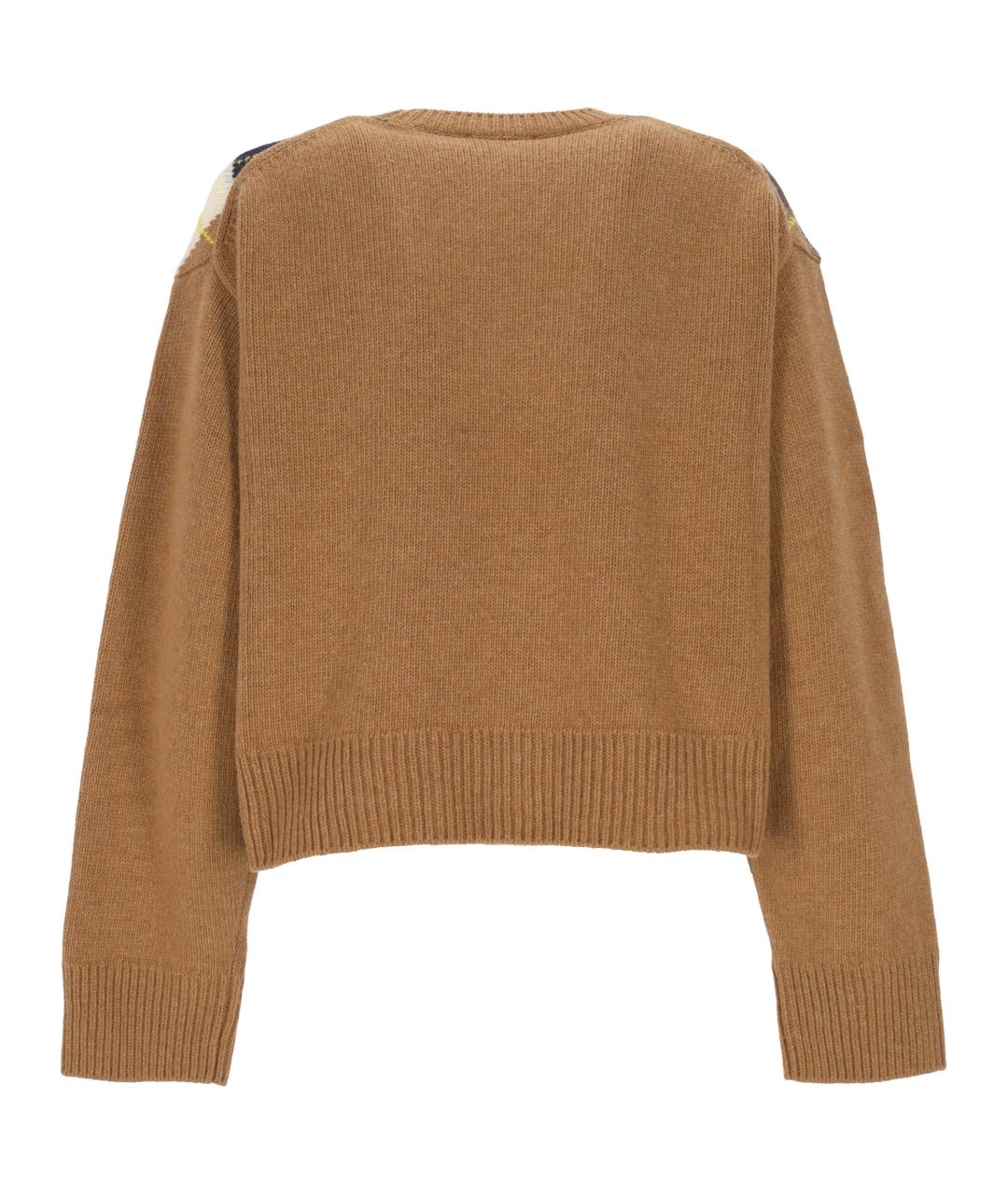 GANNI Мульти шерстяной джемпер / свитер, фото 3