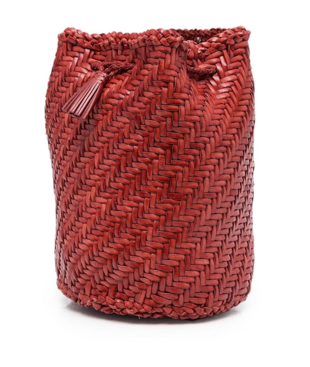 Dragon Diffusion Красная кожаная сумка через плечо, фото 2