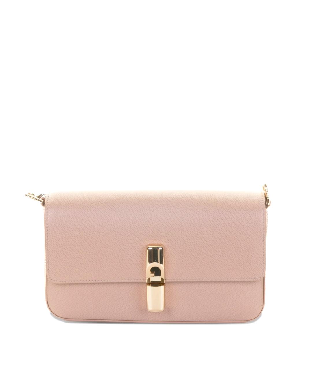 FURLA Розовая кожаная сумка через плечо, фото 1