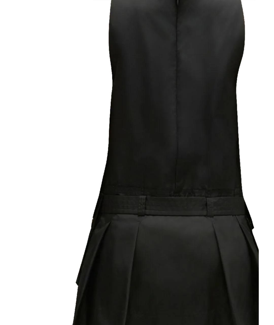 GANNI Черное полиамидовое повседневное платье, фото 3