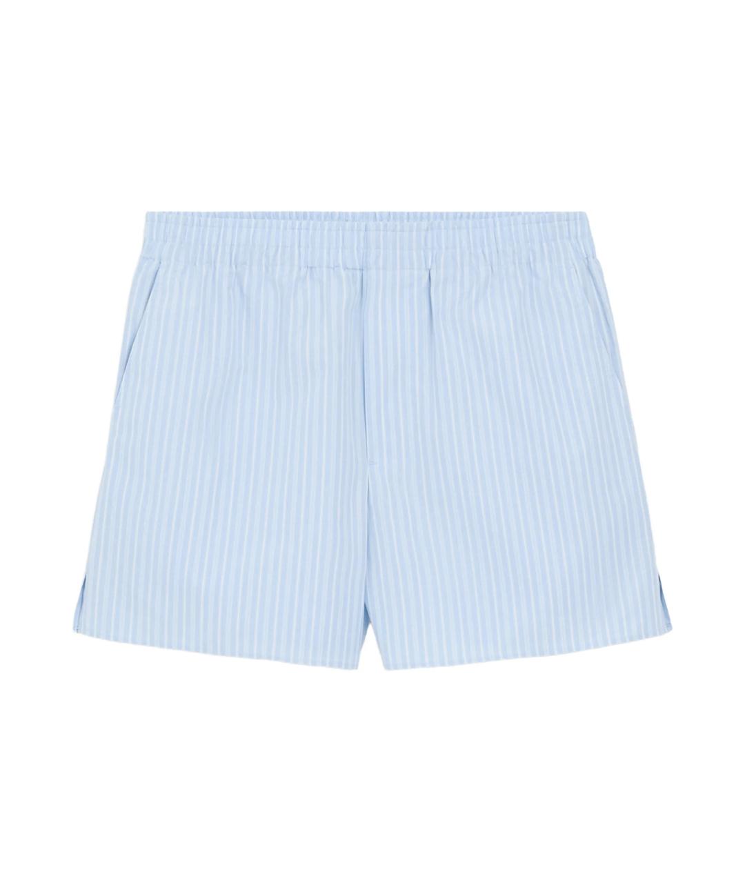 Ami Paris Голубые хлопковые шорты, фото 1