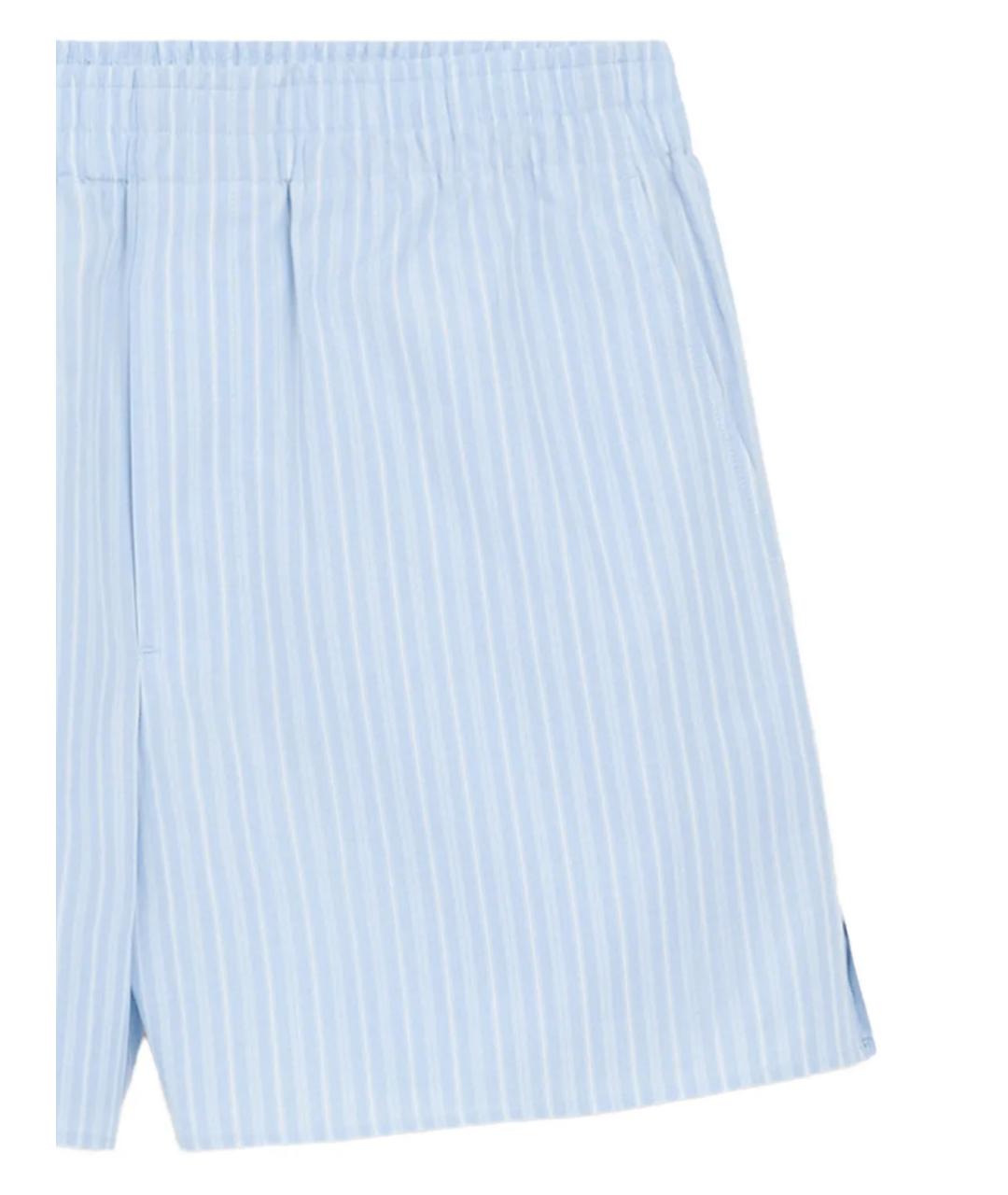 Ami Paris Голубые хлопковые шорты, фото 2