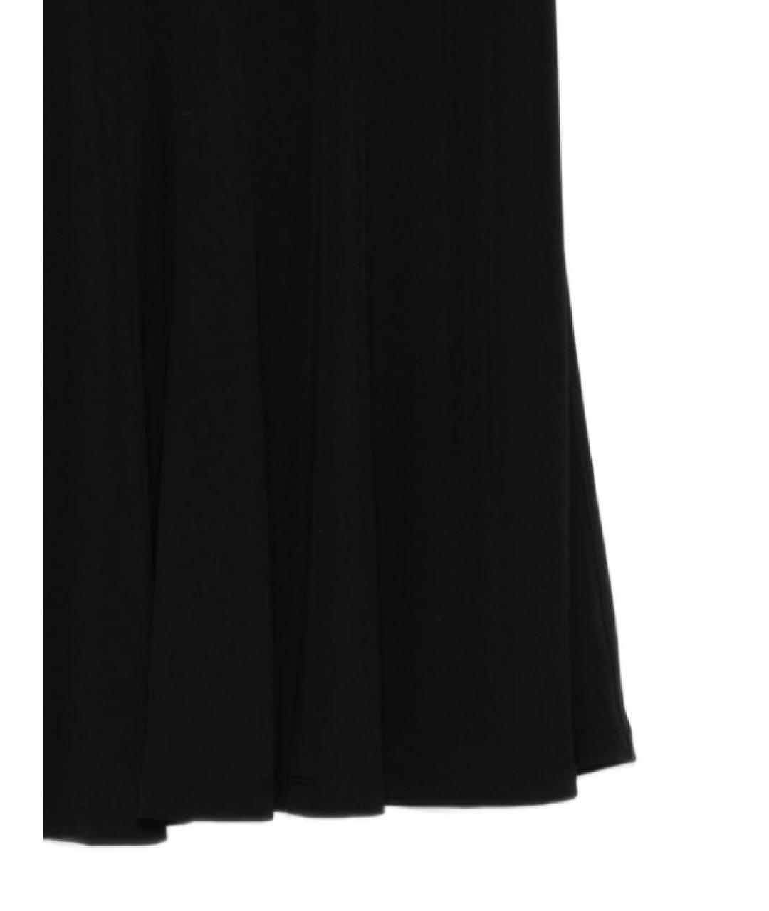 TOTEME Черная вискозная юбка миди, фото 2