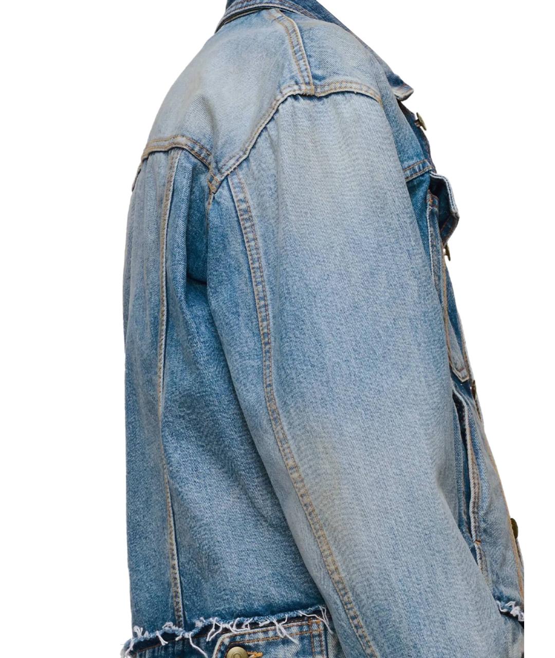 MAISON MARGIELA Голубая хлопковая куртка, фото 3