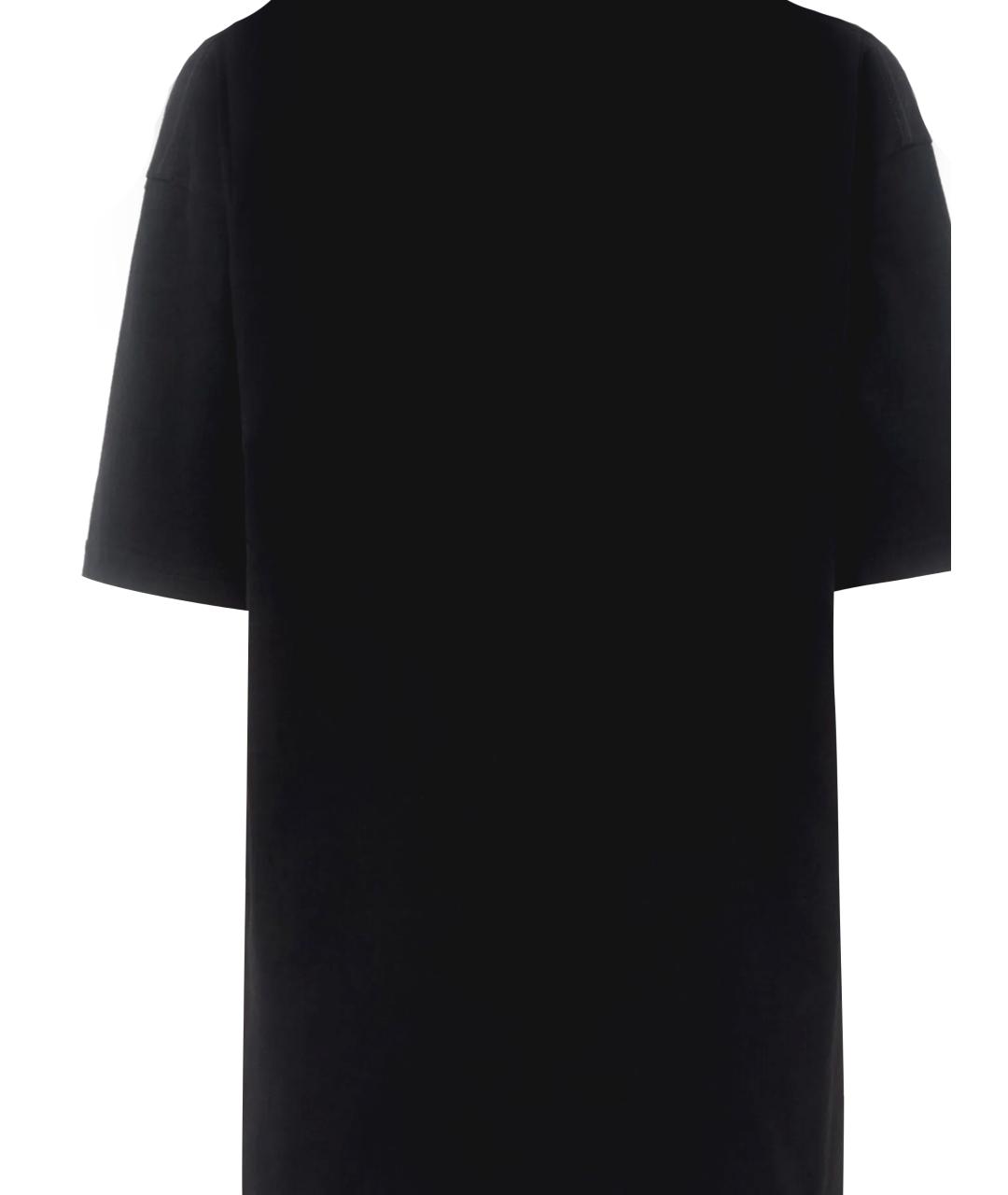 VALENTINO Черная хлопковая футболка, фото 3