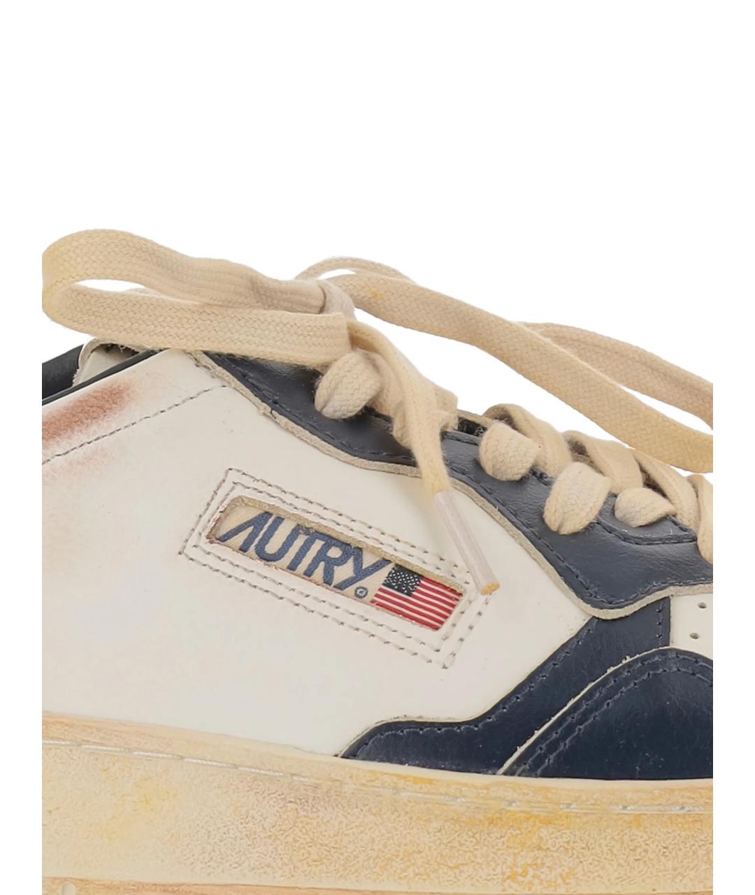 AUTRY Мульти кожаные низкие кроссовки / кеды, фото 4