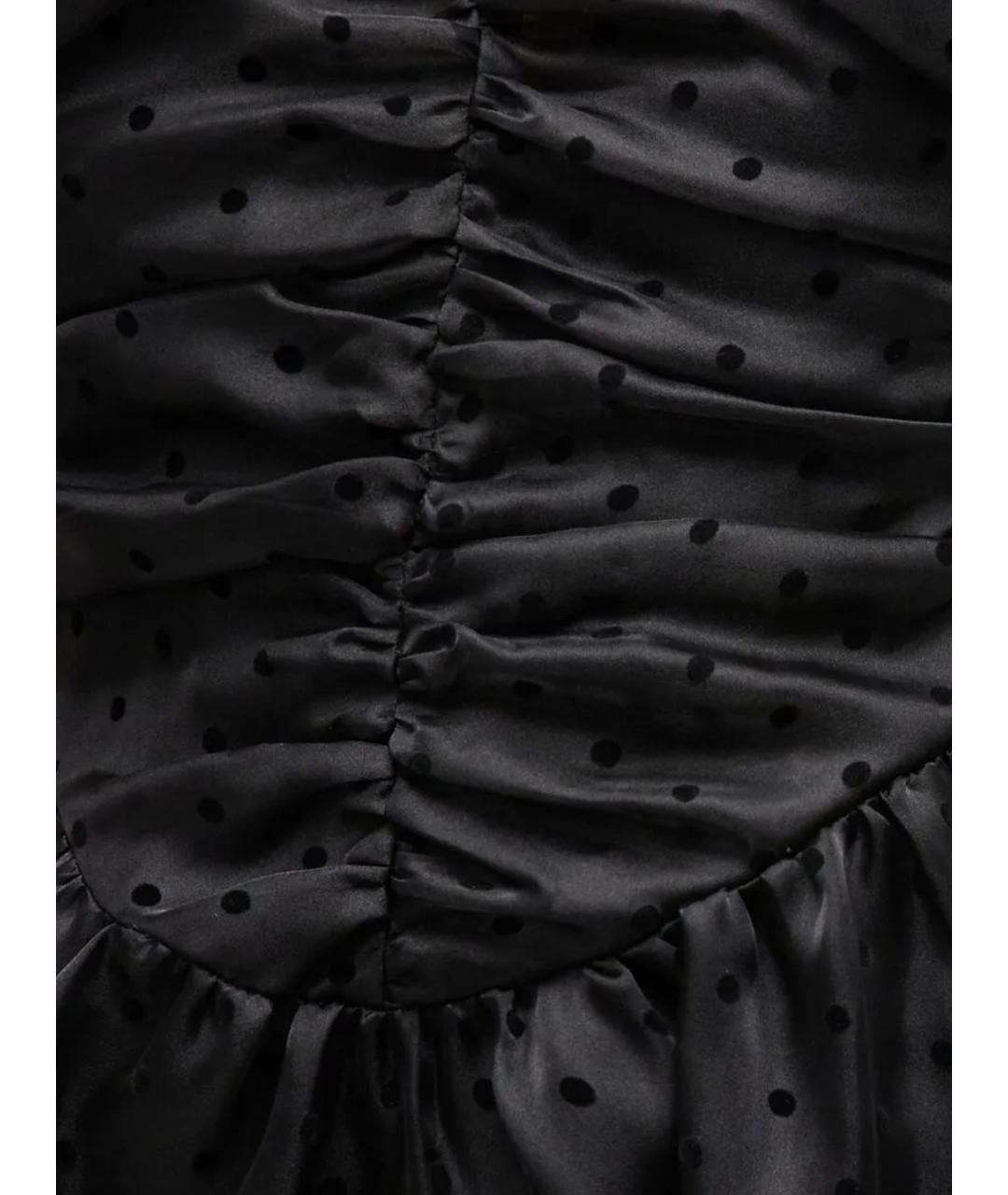 GANNI Черное полиэстеровое платье, фото 2