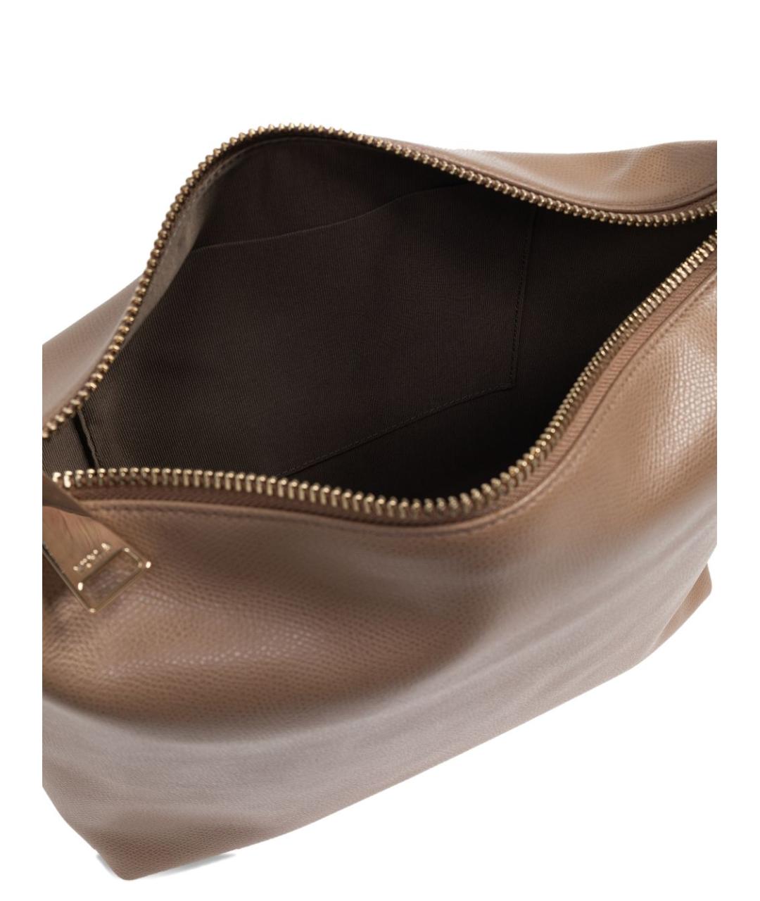 FURLA Коричневая кожаная сумка через плечо, фото 2