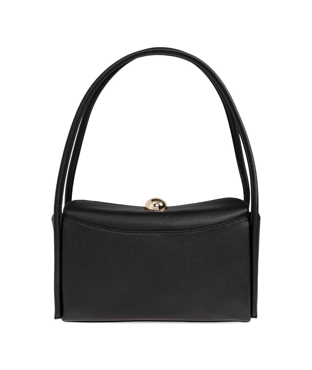 FURLA Черная кожаная сумка через плечо, фото 3