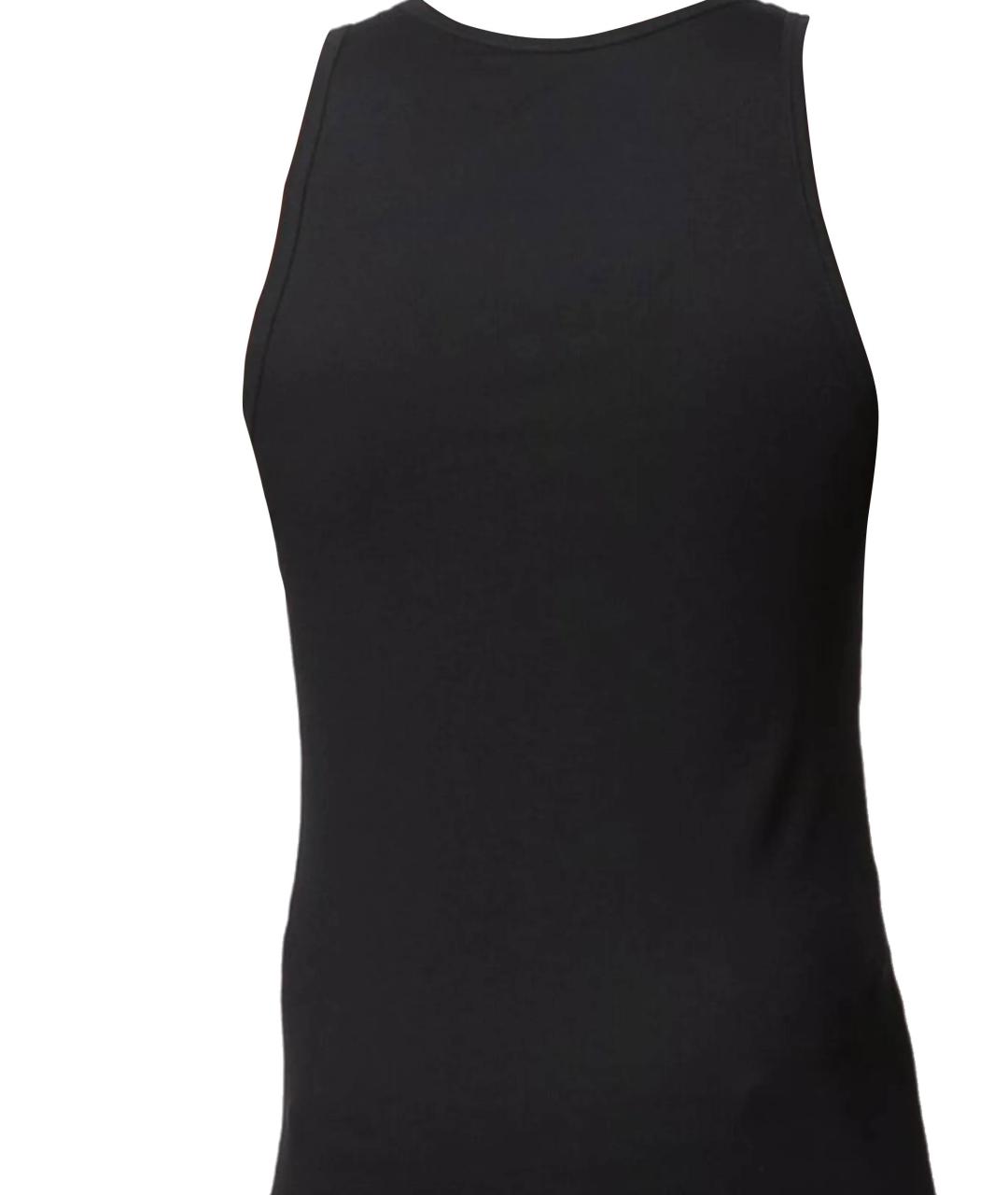 TOM FORD Черная хлопковая майка, фото 3