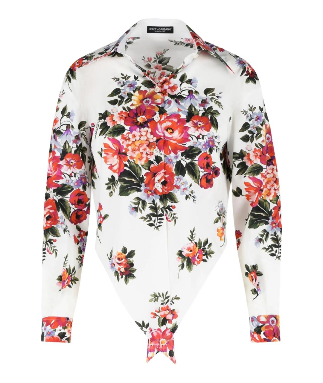 DOLCE&GABBANA Мульти хлопковая рубашка, фото 1