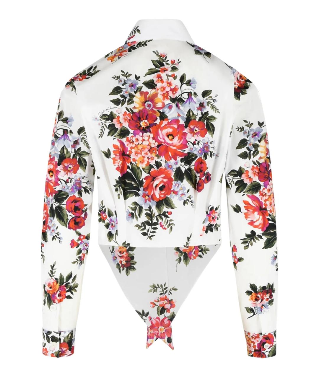 DOLCE&GABBANA Мульти хлопковая рубашка, фото 3