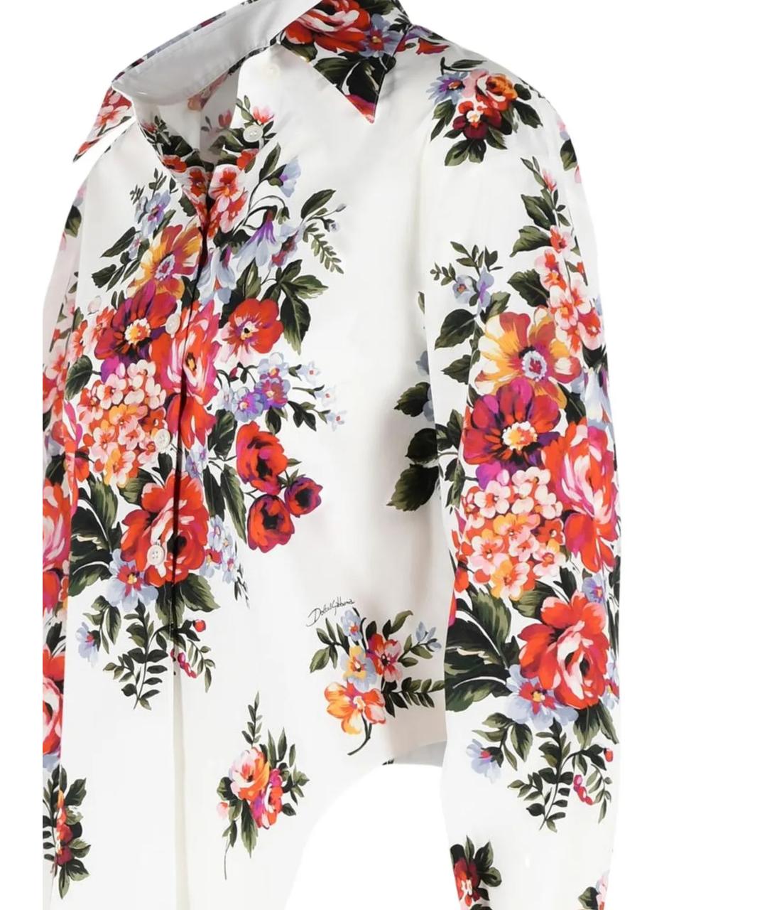 DOLCE&GABBANA Мульти хлопковая рубашка, фото 2