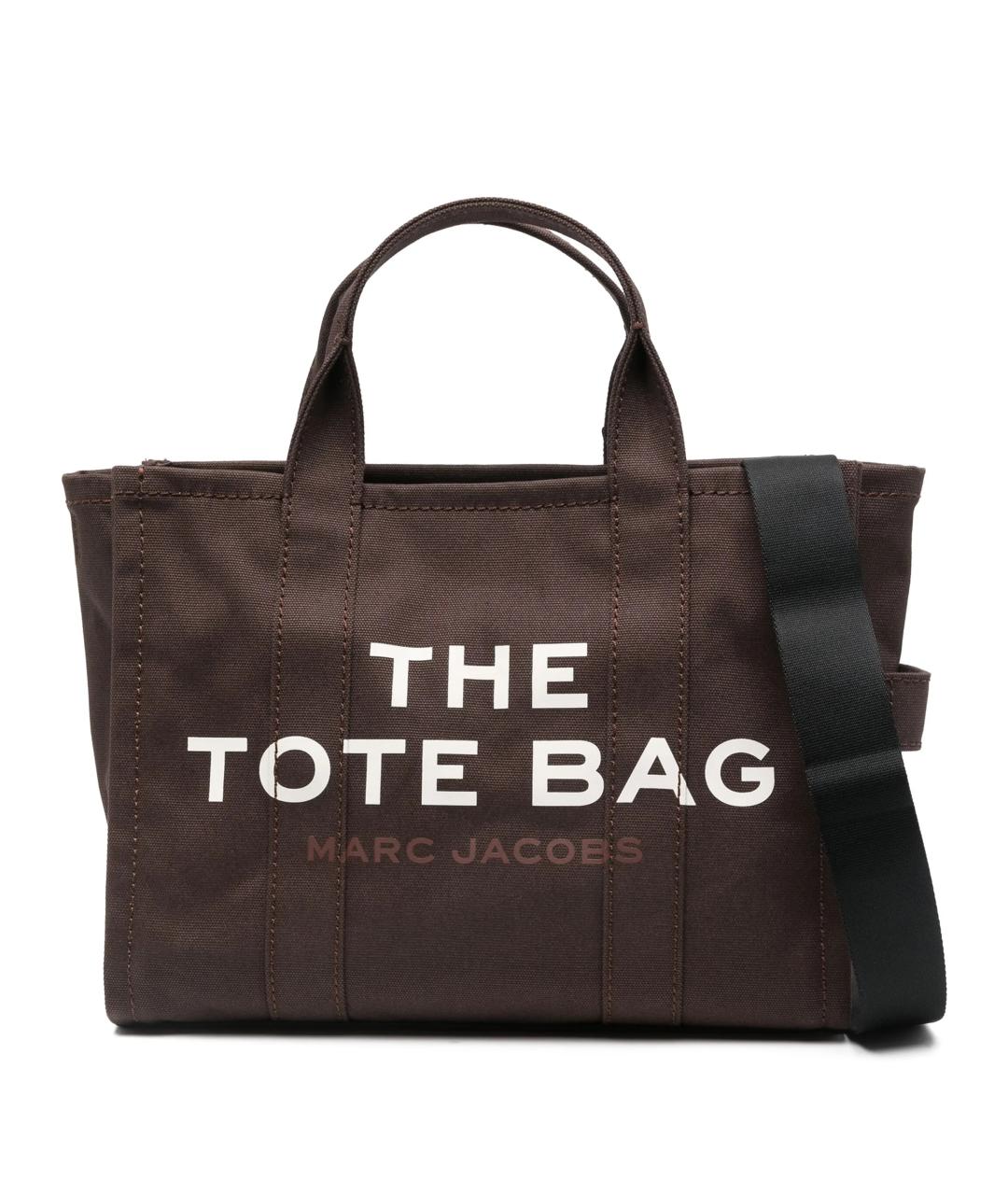 MARC JACOBS Коричневая тканевая сумка тоут, фото 1