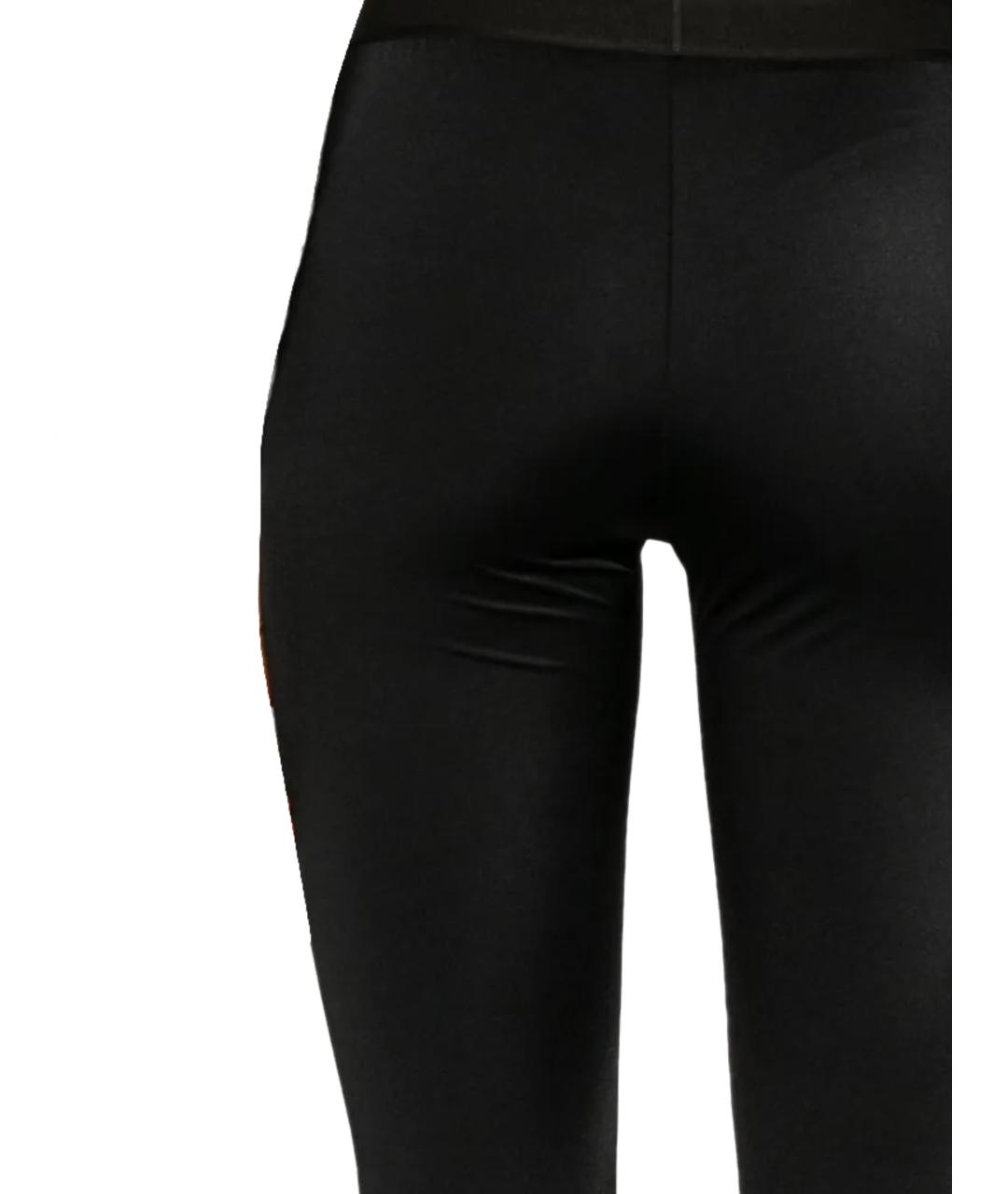 TOM FORD Черные полиэстеровые леггинсы и велосипедки, фото 3