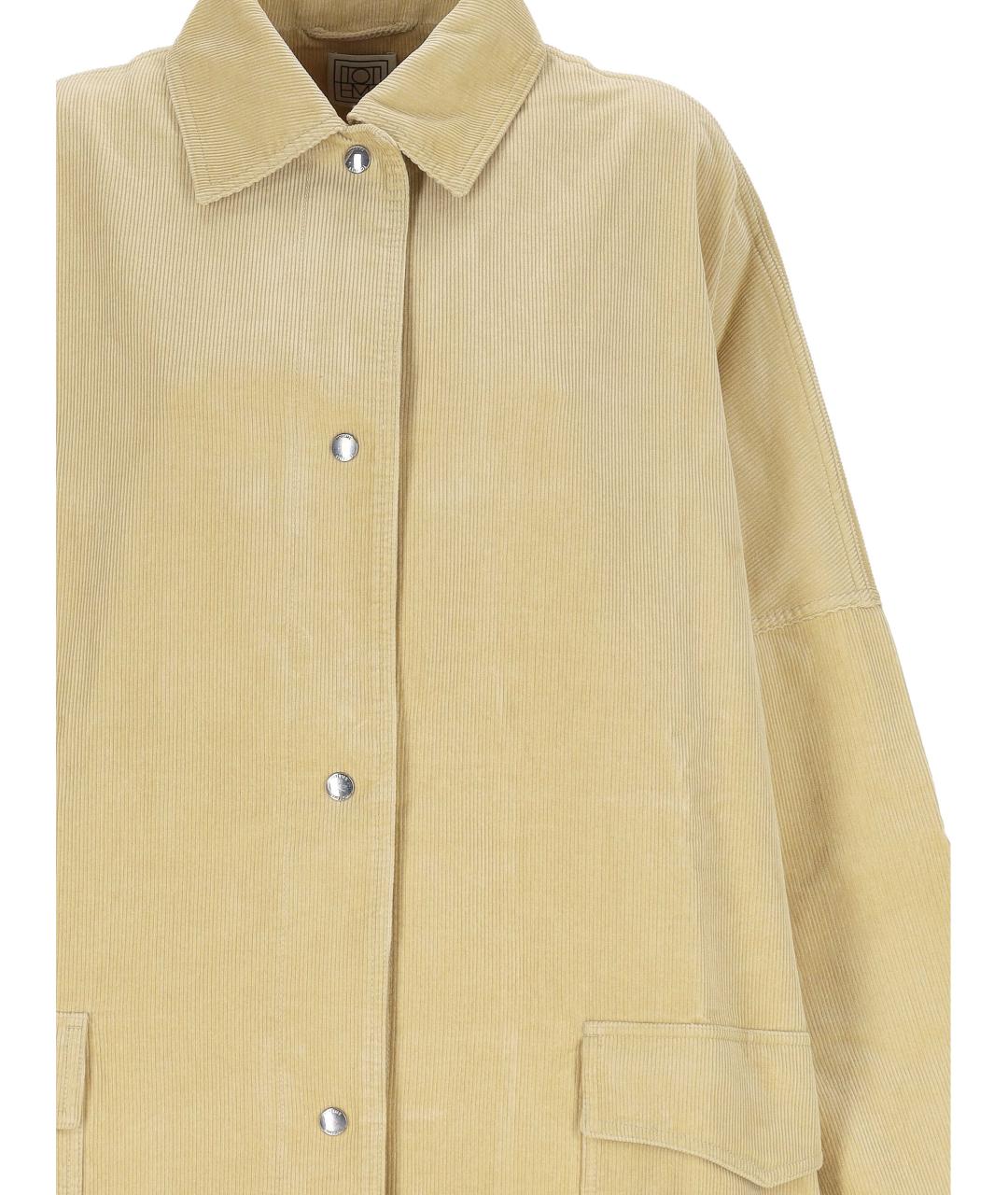 TOTEME Бежевая хлопковая куртка, фото 2