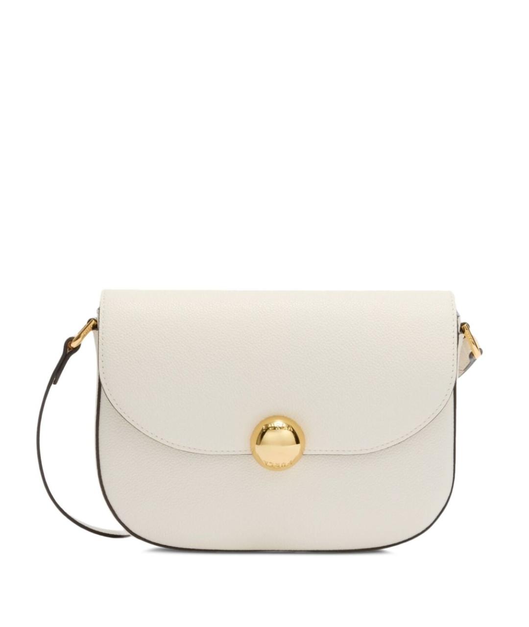 FURLA Бежевая кожаная сумка через плечо, фото 1