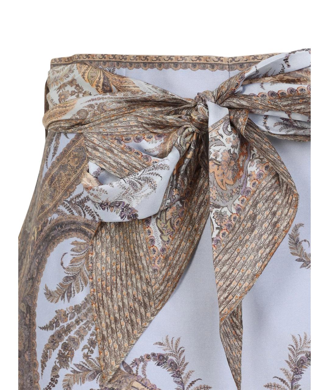 ZIMMERMANN Мульти льняные шорты, фото 2